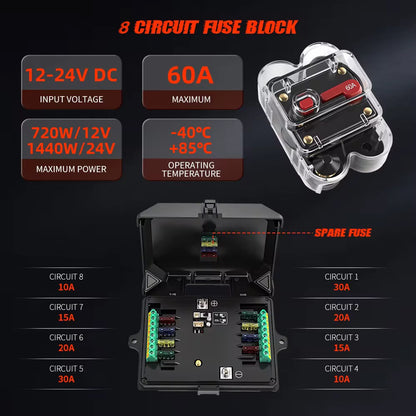 6-8 Gang Switch Panel With Wireless Remote And App Control