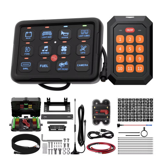 12 Gang Switch Panel With Wireless Remote Control System